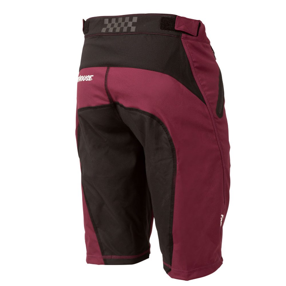 FASTHOUSE Crossline 2 Shorts maroon kurze MTB Hose rot