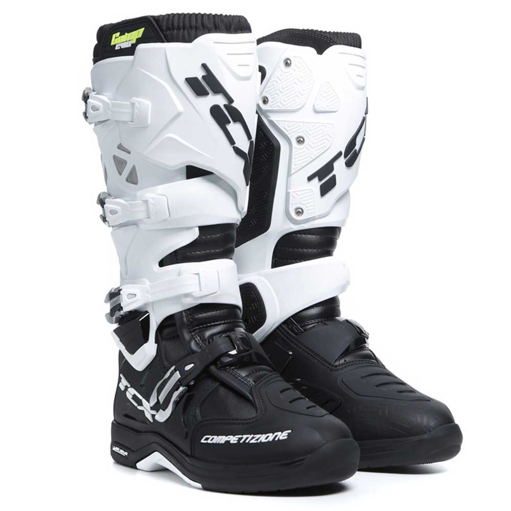 TCX Comp Evo 2 Michelin Motocross Stiefel schwarz weiss TCX Comp Evo 2 Michelin Motocross Stiefel schwarz weiss