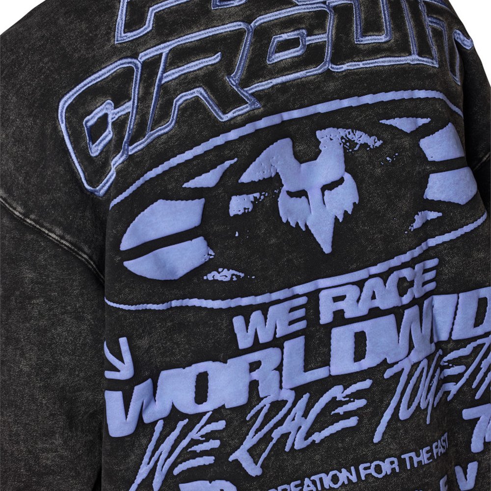 FOX PRO CIRCUIT Fleece PO Hoodie Kapuzen Pullover schwarz