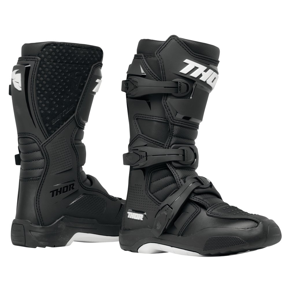 THOR Blitz XR Kinder Motocross Stiefel schwarz weiss