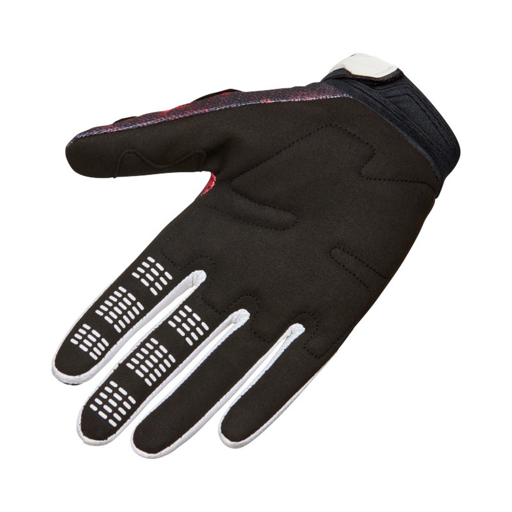 FOX 180 KAIROS GLOVE Handschuhe Weiss/Neon Rot