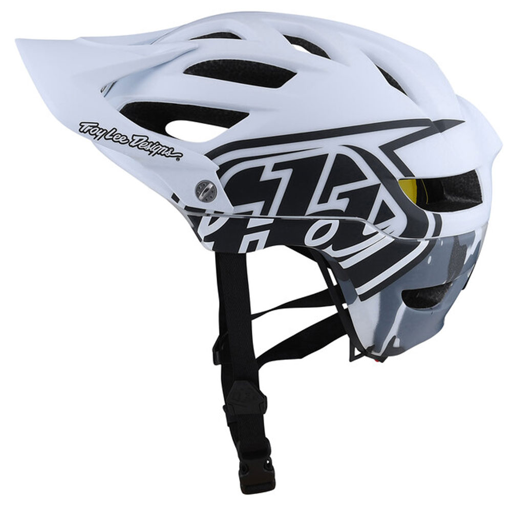 TROY LEE DESIGNS A1 MIPS Kinder MTB Helm camo weiss