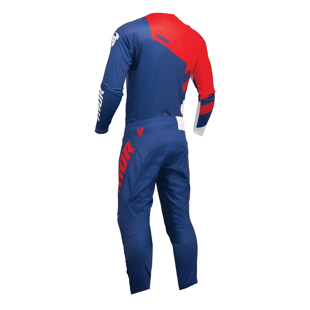 THOR Sector Checker Jersey navy rot THOR Sector Checker Jersey navy rot