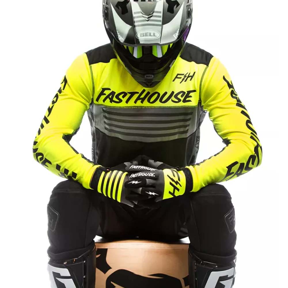 FASTHOUSE Grindhouse Omega Jersey gelb schwarz FASTHOUSE Grindhouse Omega Jersey gelb schwarz