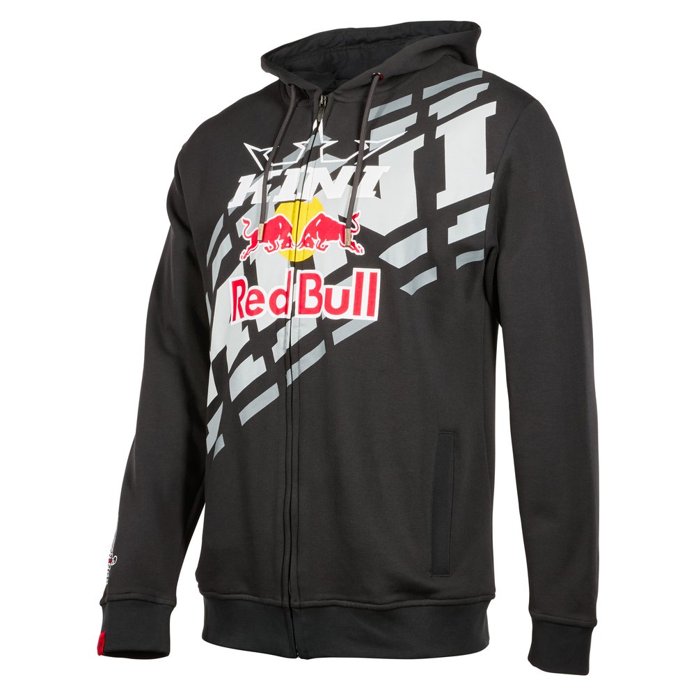 KINI RED BULL ST Zip Hoodie 1.0 Kapuzen Pullover grau KINI RED BULL ST Zip Hoodie 1.0 Kapuzen Pullover grau