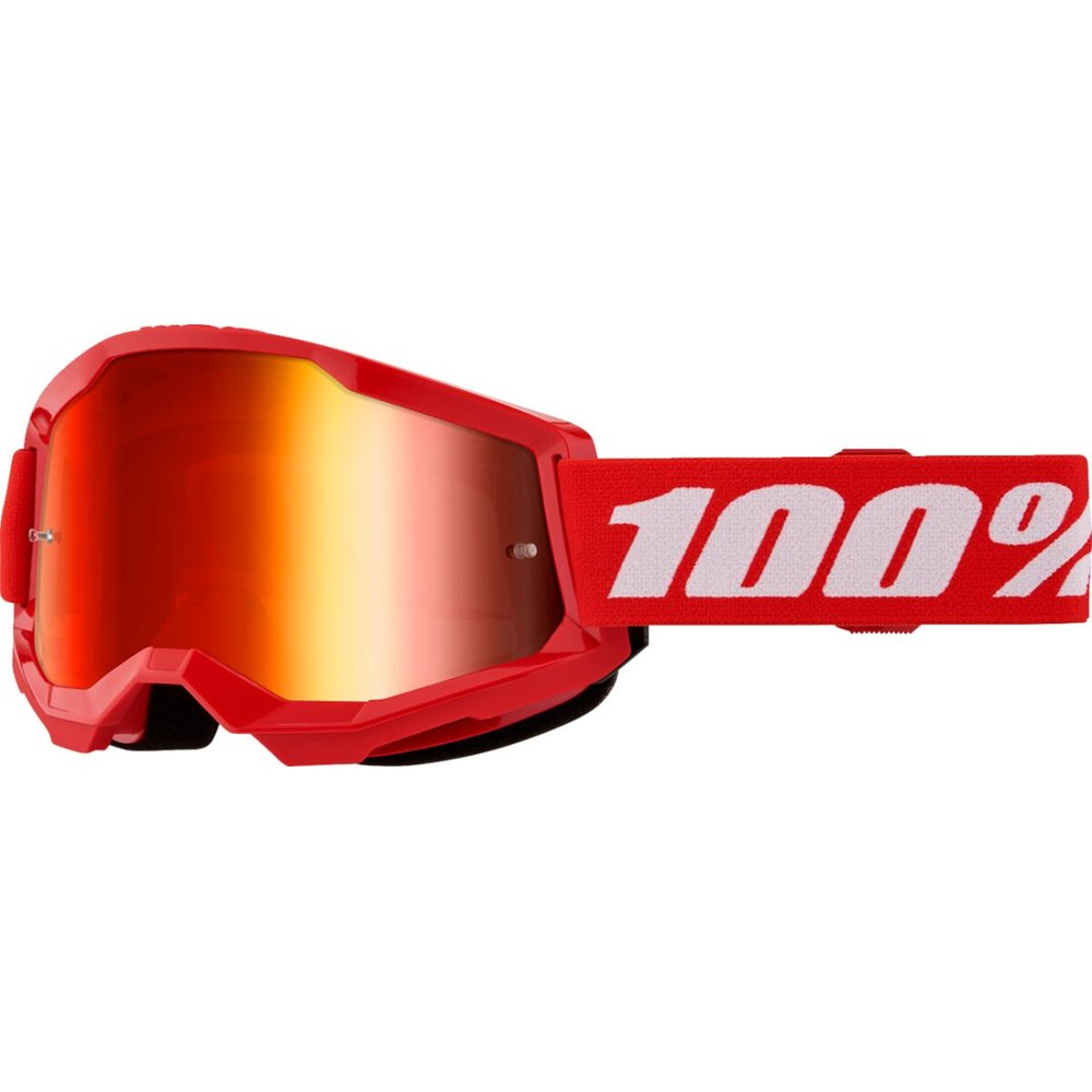 100% Strata 2 rot Brille rot verspiegelt