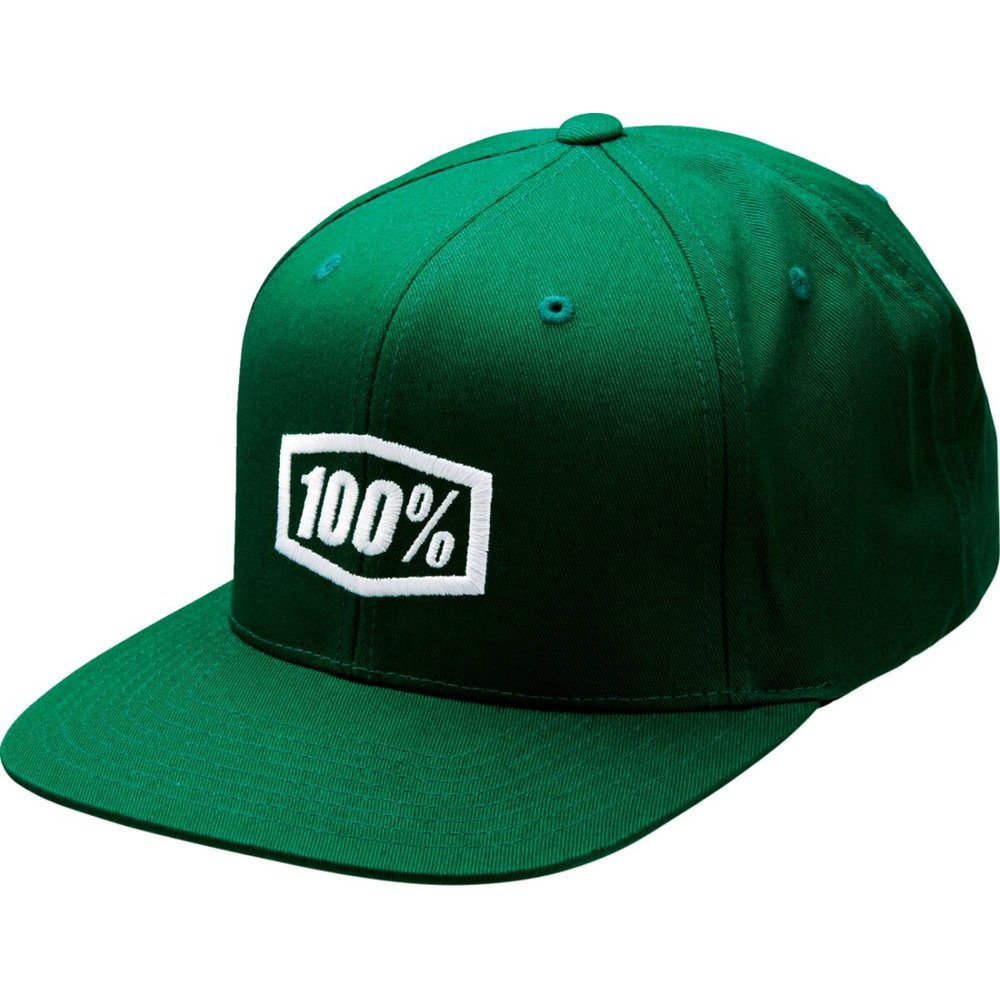 100% Icon Snapback Cap Kappe grün