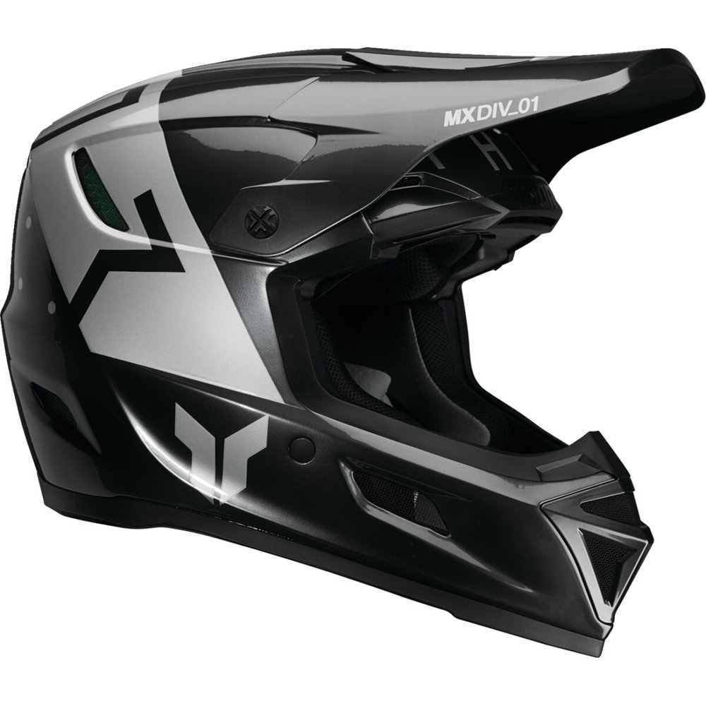 THOR Reflex Sport Motocross Helm Rogue grau schwarz