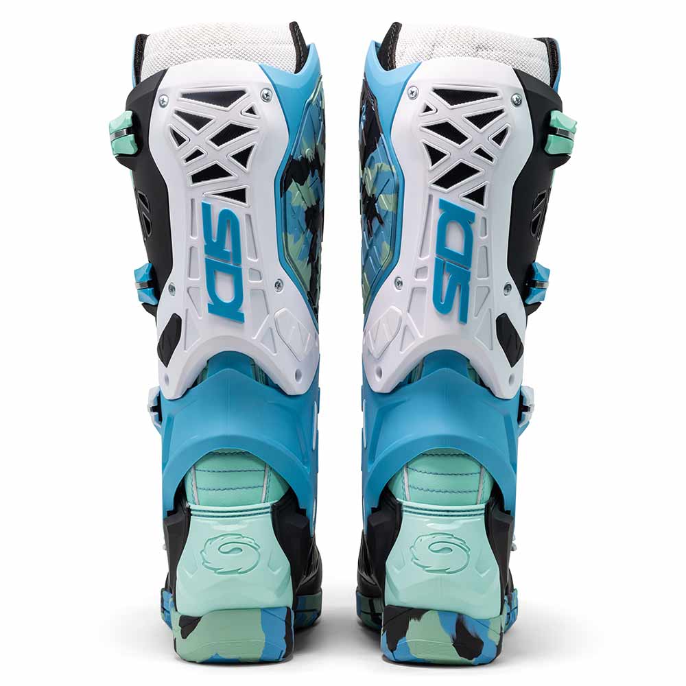 SIDI Crossfire X Motocross Stiefel messy cyan
