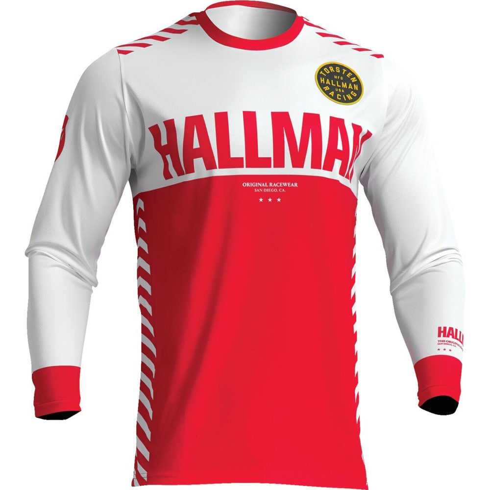 THOR-HALLMAN Differ Slice Jersey weiss rot THOR-HALLMAN Differ Slice Jersey weiss rot