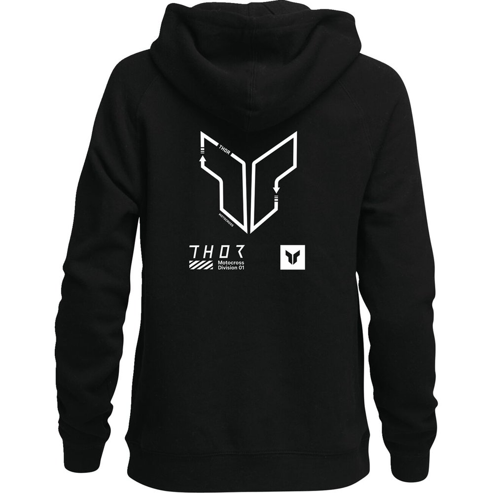 THOR Kapuzen Pullover Hoodie Womens Trax schwarz