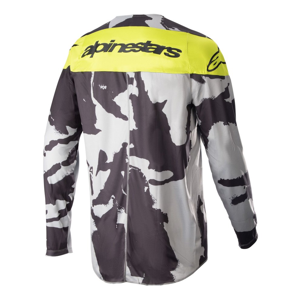 ALPINESTARS Racer Tactical MX MTB Jersey grau gelb camo ALPINESTARS Racer Tactical MX MTB Jersey grau gelb camo