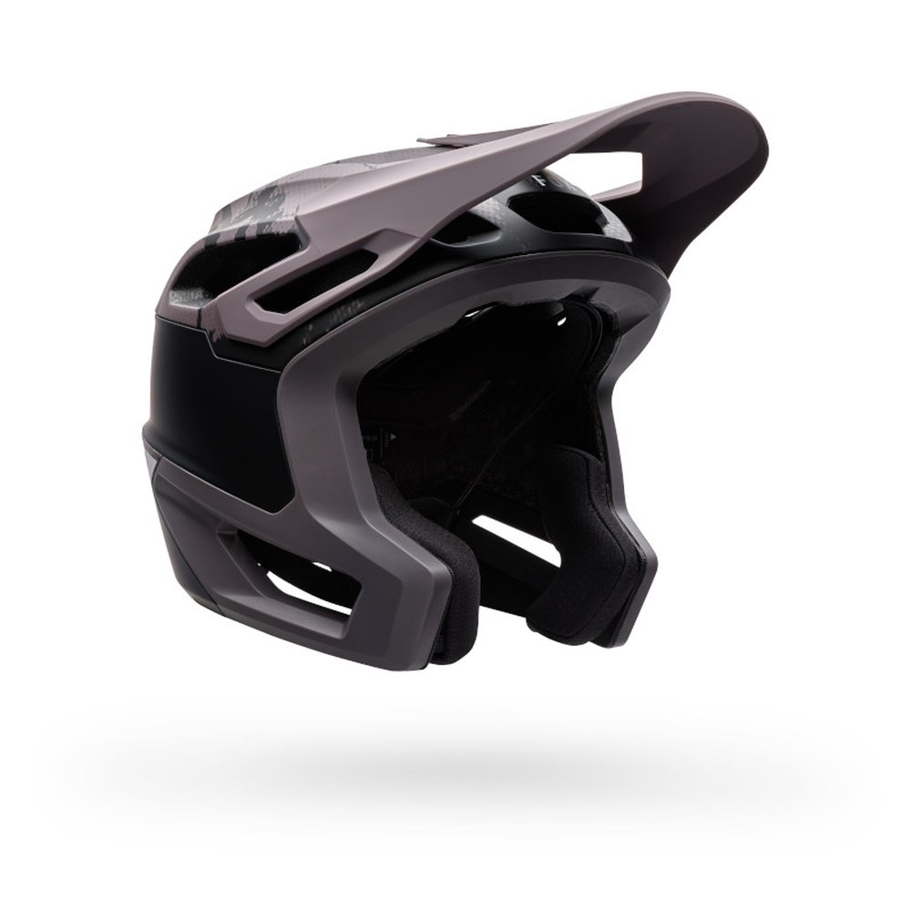 FOX DROPFRAME PRO FLOW CE Halbschale MTB Helm Dark Purple