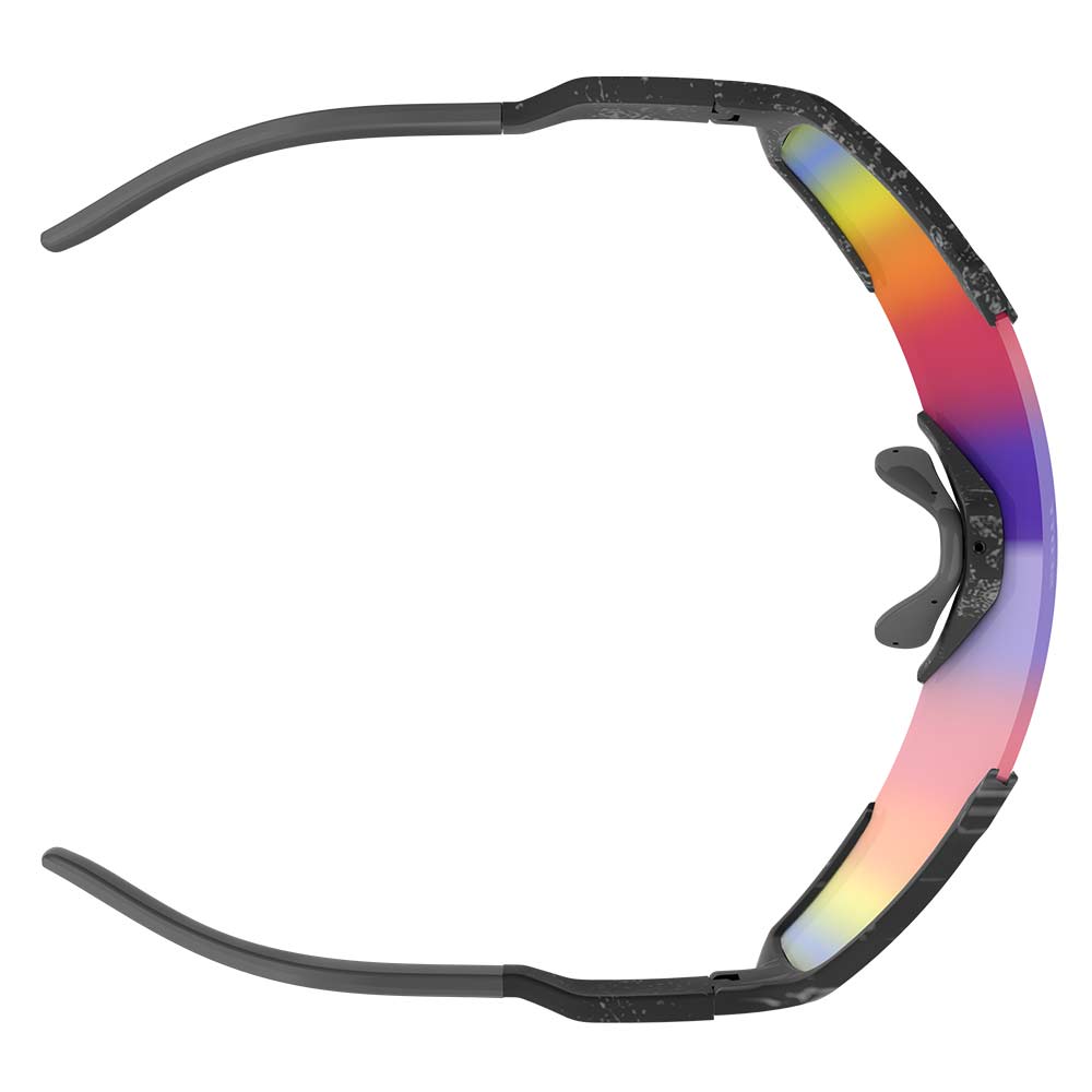 SCOTT Shield Compact Sonnenbrille marble schwarz türkis verspiegelt SCOTT Shield Compact Sonnenbrille marble schwarz türkis verspiegelt