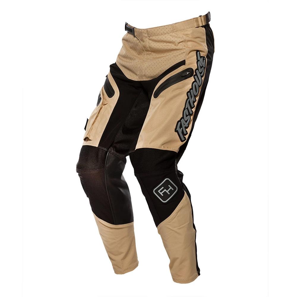 FASTHOUSE Grindhouse 2.0 Motocross Hose khaki/beige schwarz