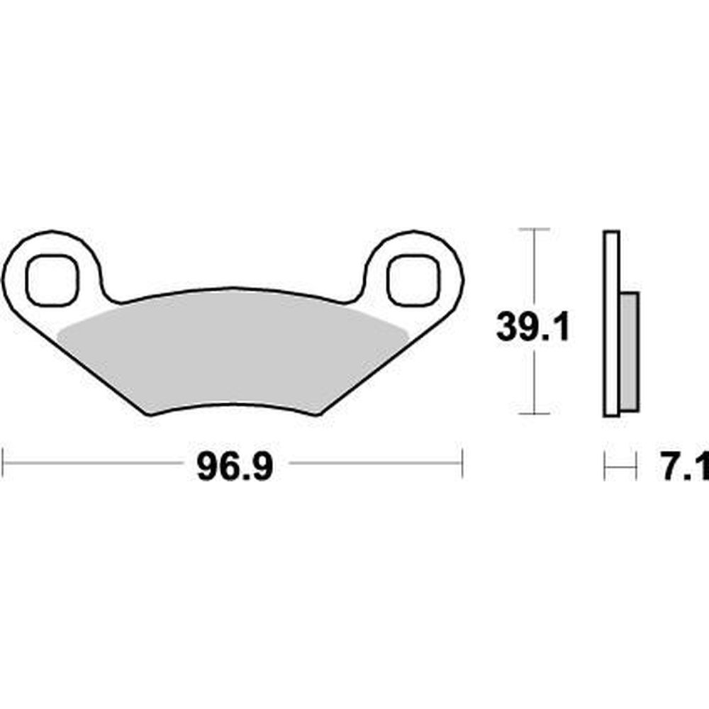 MOTO-MASTER Bremsbeläge Set Nitro