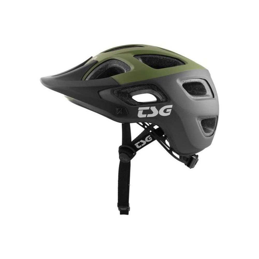TSG Seek Graphic Design MTB Helm block march olive