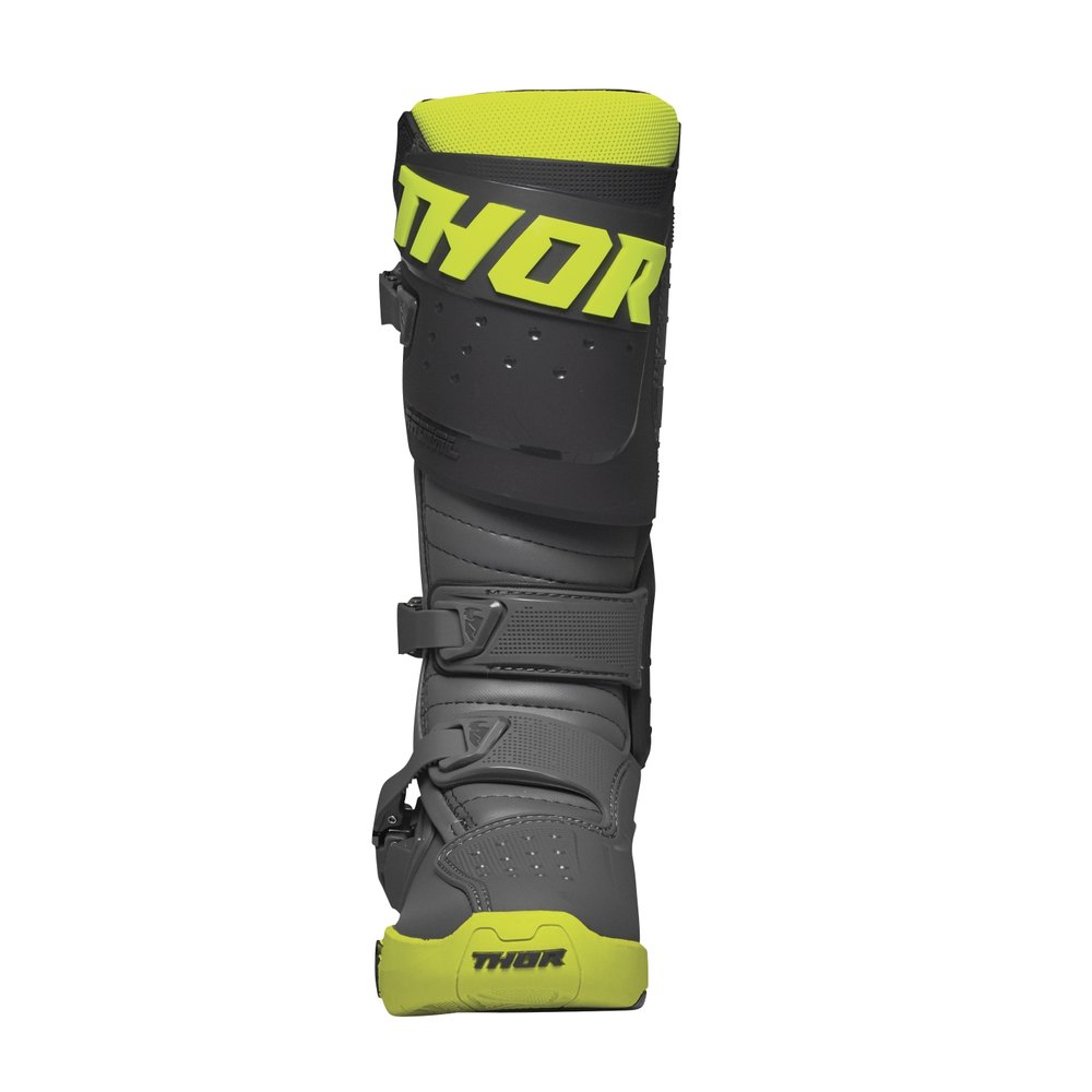 THOR Radial Motocross Stiefel grau gelb