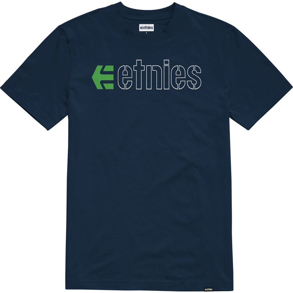 ETNIES Ecorp Tee T-Shirt blau weiss