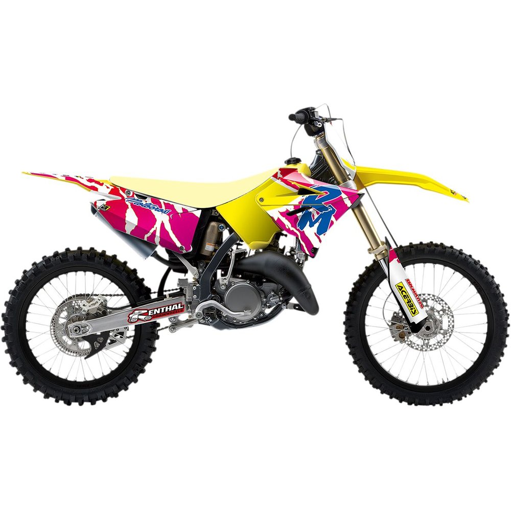BLACKBIRD RACING Dekorsatz Retro Suzuki RM BLACKBIRD RACING Dekorsatz Retro Suzuki RM