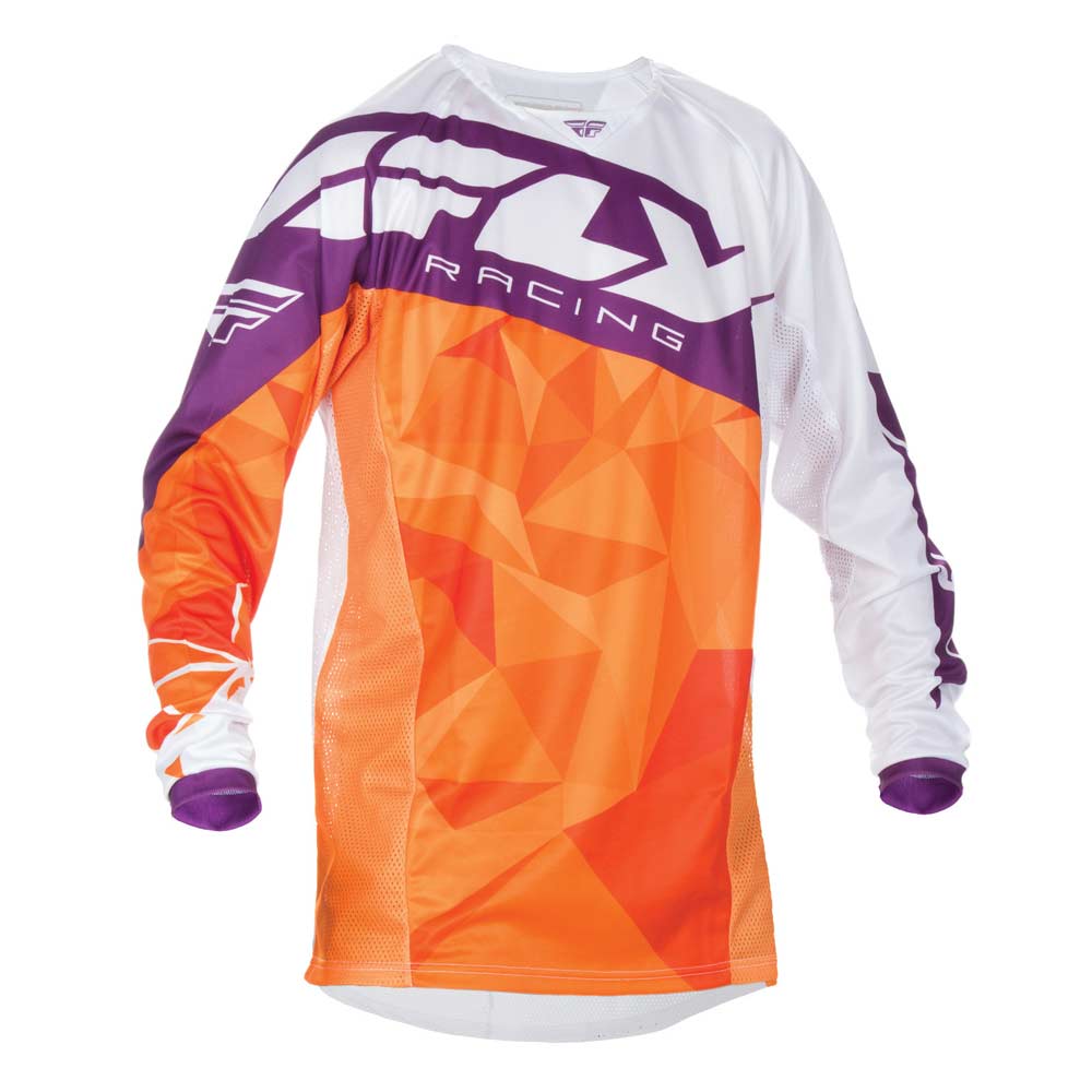 FLY Kinetic Crux Kinder Jersey orange lila