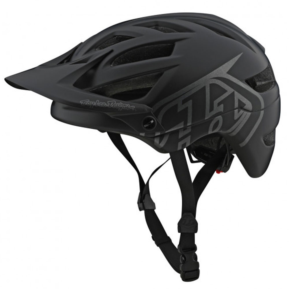 TROY LEE DESIGNS A1 Kinder MTB Helm Drone schwarz silber