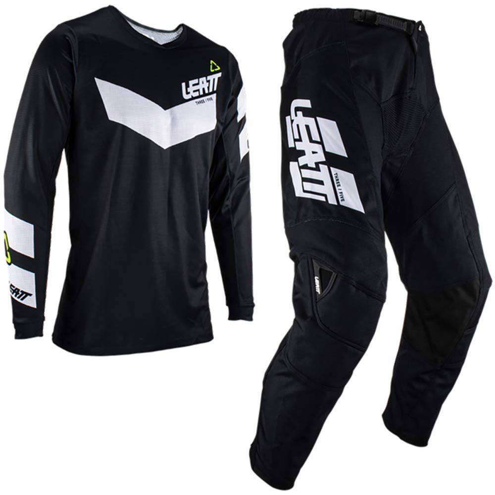 LEATT 3.5 23 Motocross Set Jersey + Hose schwarz