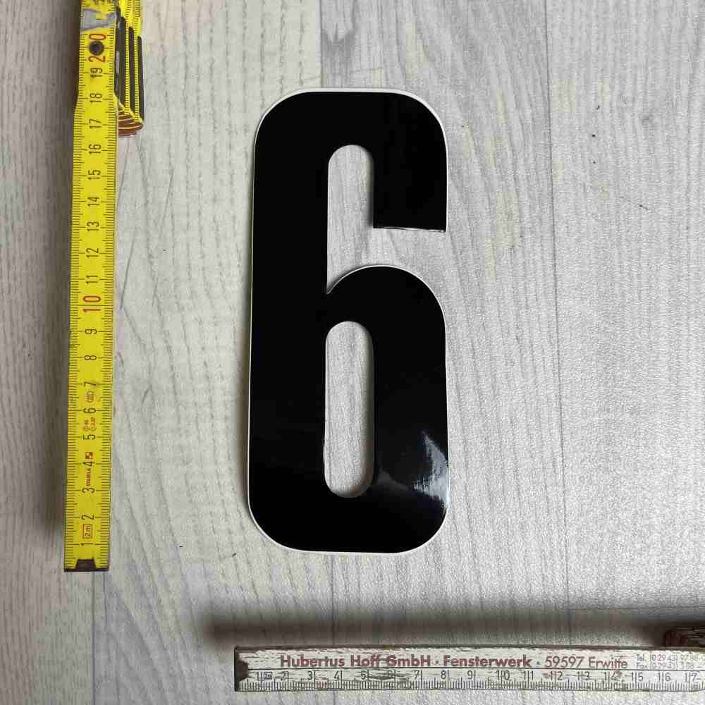 MX-BUDE Startnummern Aufkleber schwarz