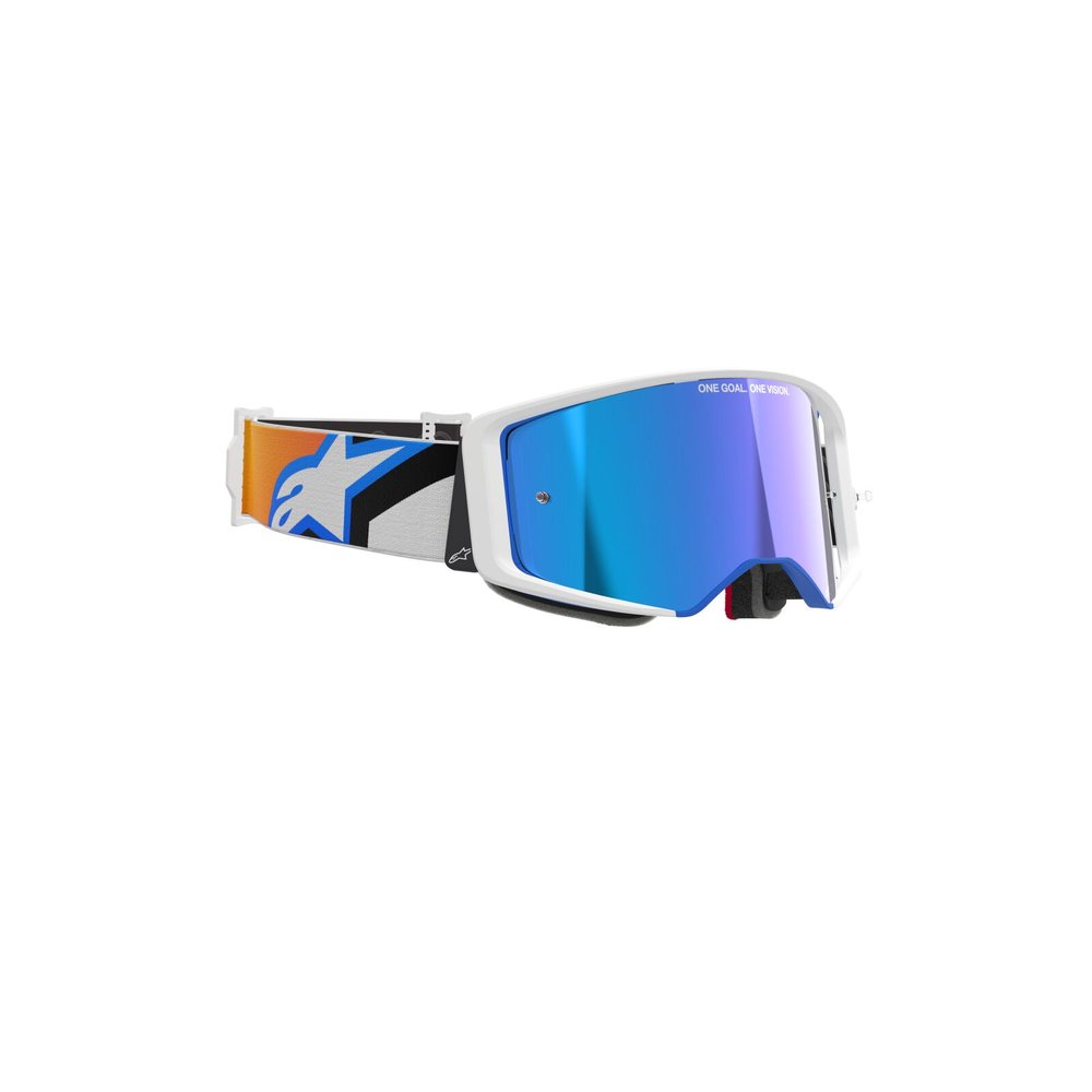 ALPINESTARS Supertech Corp Absolute Vision Brille blau orange blau blau verspiegelt