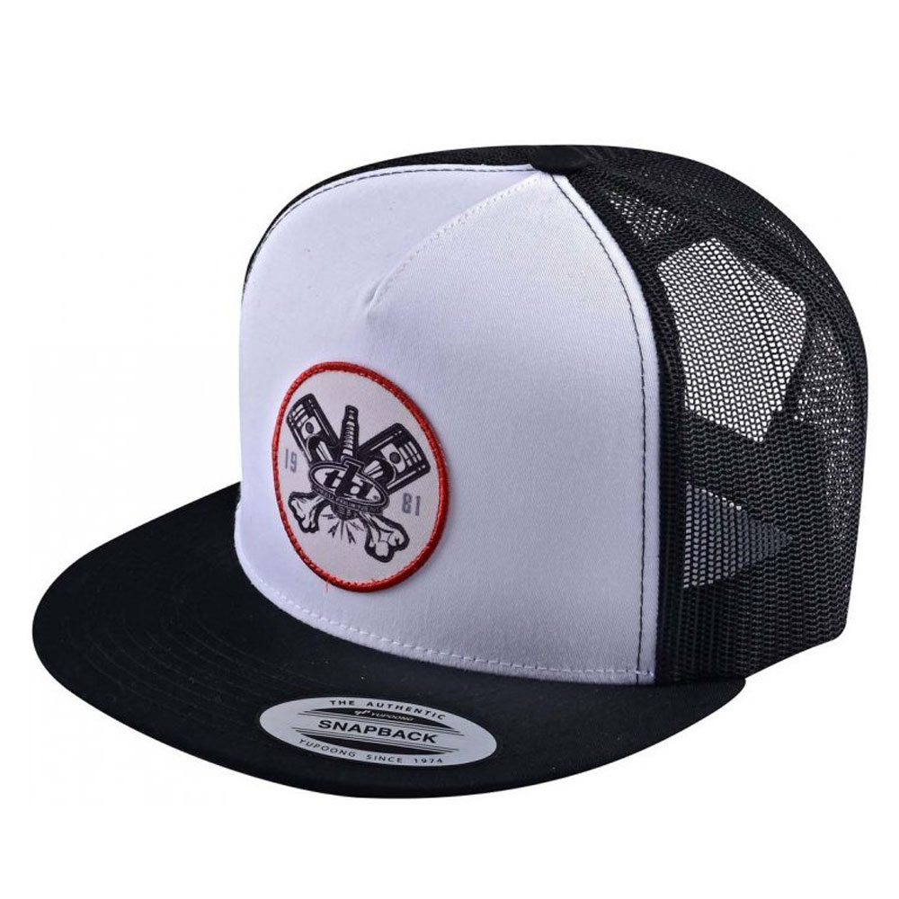 TROY LEE DESIGNS Pistonbone Snapback Kappe schwarz