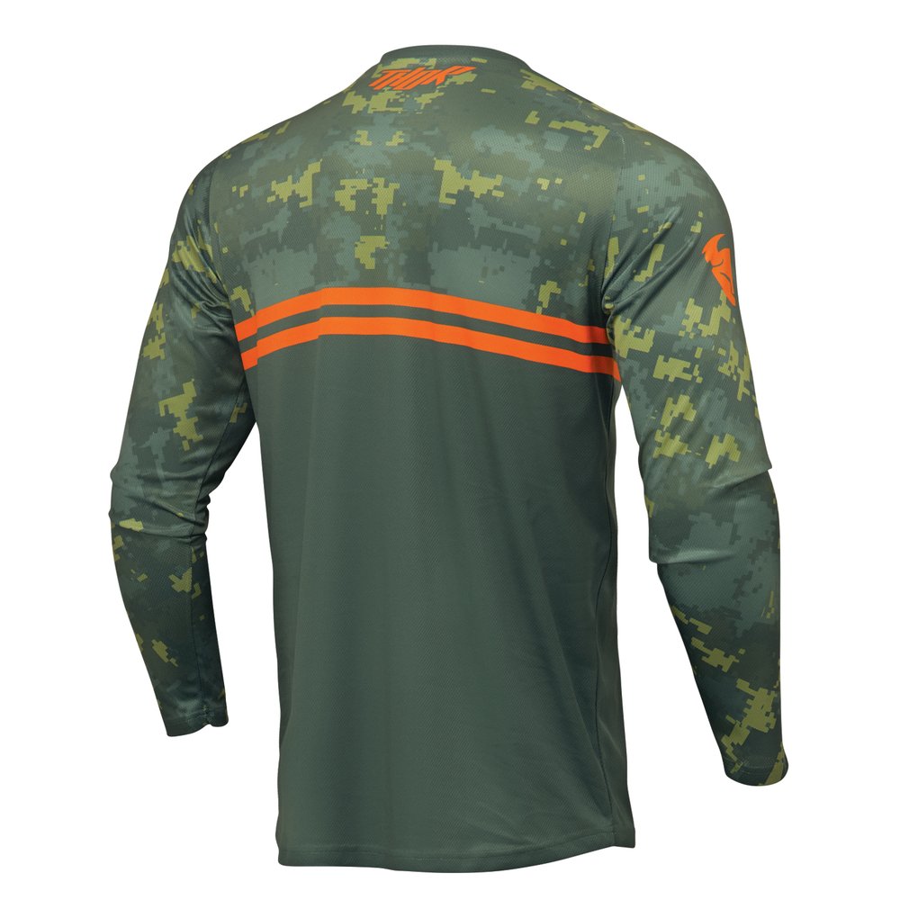 THOR Sector Digi Kinder Jersey grau grün THOR Sector Digi Kinder Jersey grau grün