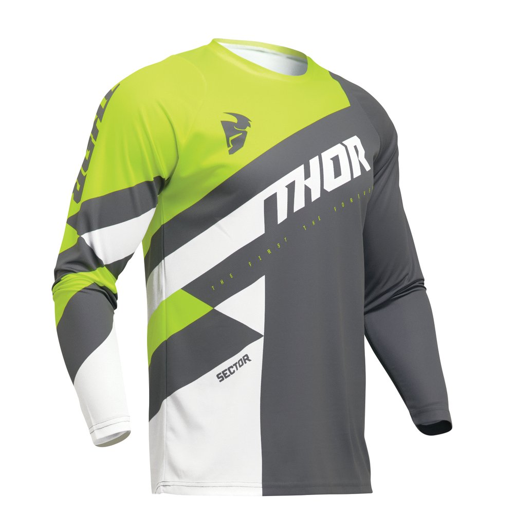 THOR Sector Checker Kinder Jersey grau acid