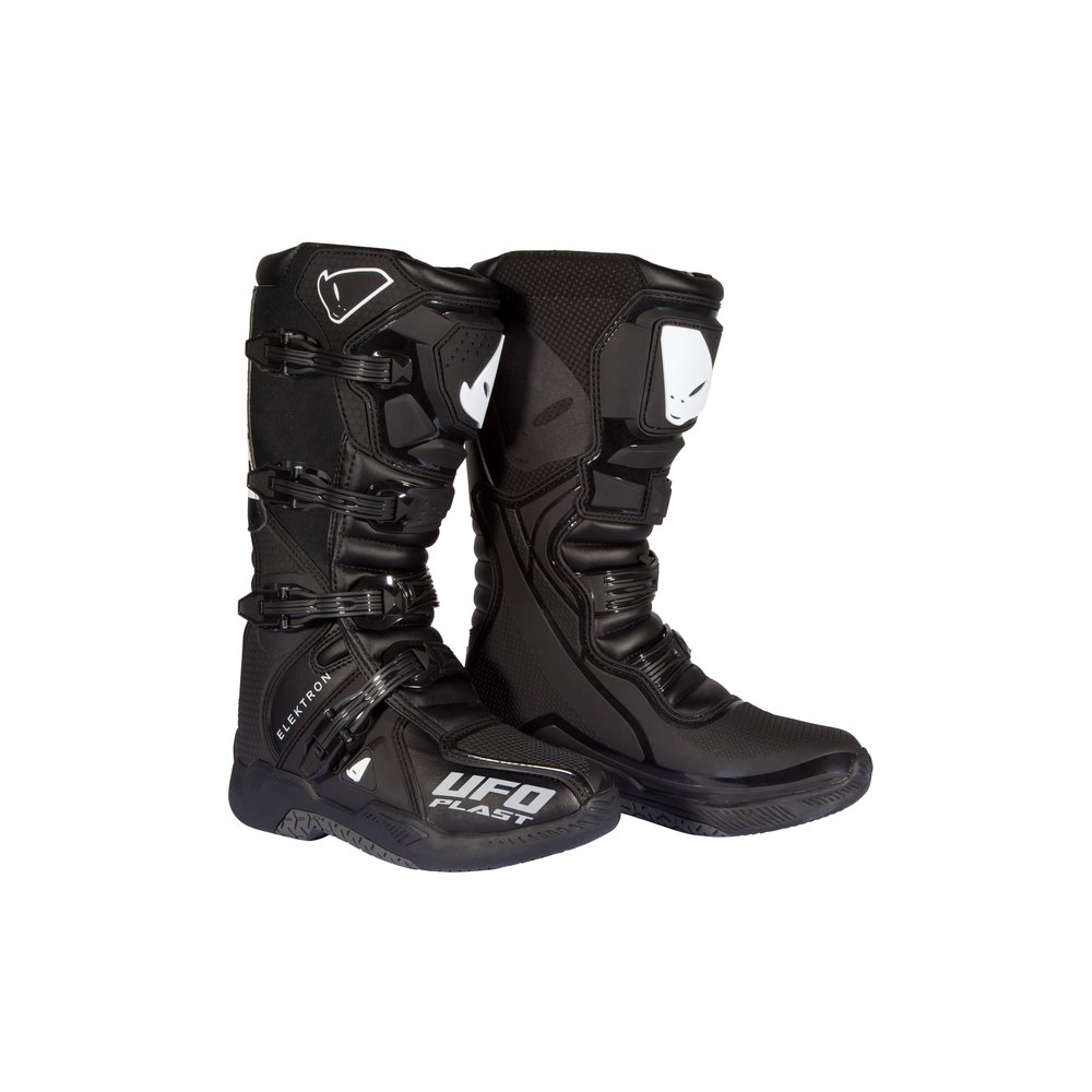 UFO Elektron Motocross Stiefel schwarz