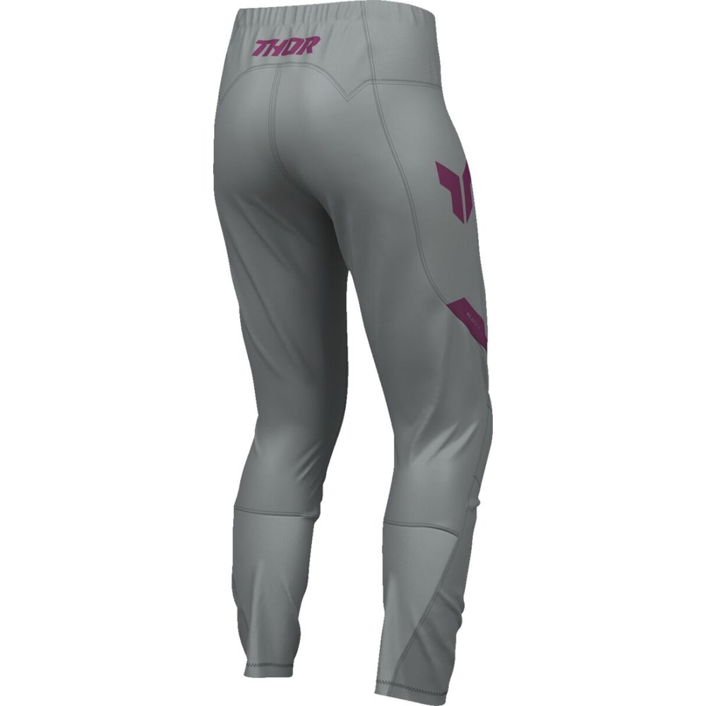 THOR Ridemode Menace Frauen Motocross Hose lila/grau
