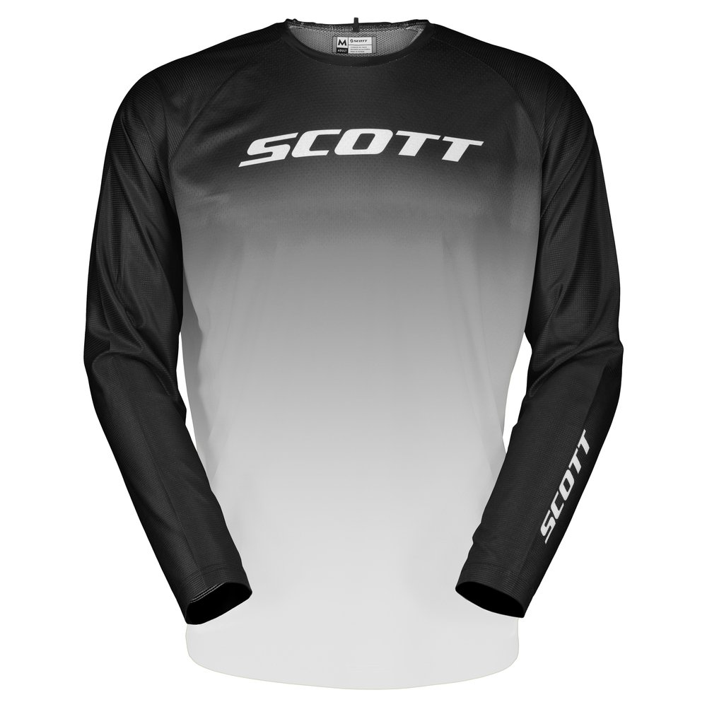 SCOTT Jersey Evo Swap caviar schwarz/hell weiss SCOTT Jersey Evo Swap caviar schwarz/hell weiss