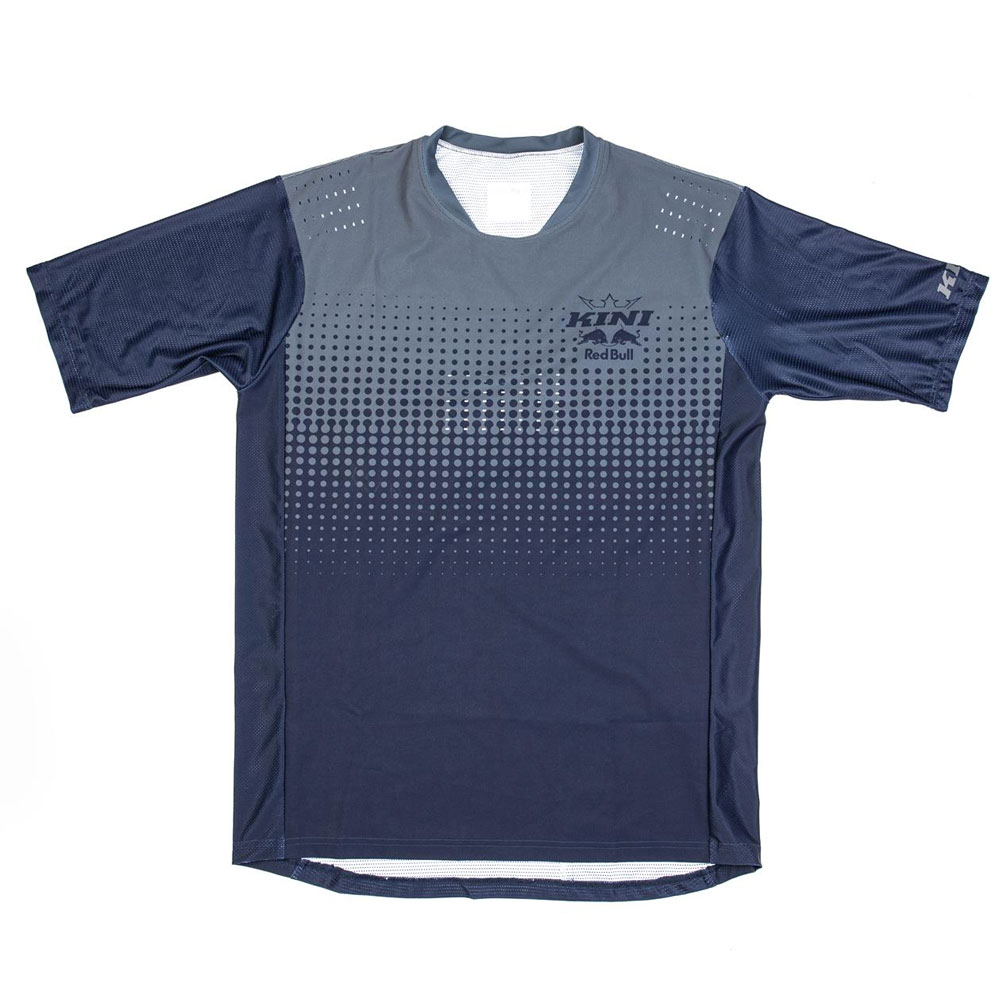 KINI RED BULL Trail Hunter kurzärmliges MTB Jersey night sky blau KINI RED BULL Trail Hunter kurzärmliges MTB Jersey night sky blau