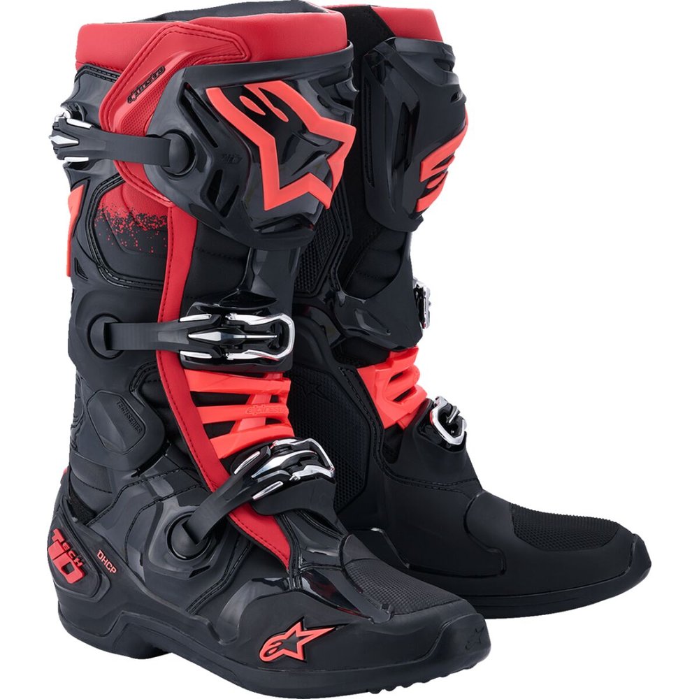 ALPINESTARS Tech 10 Motocross Stiefel schwarz/rot