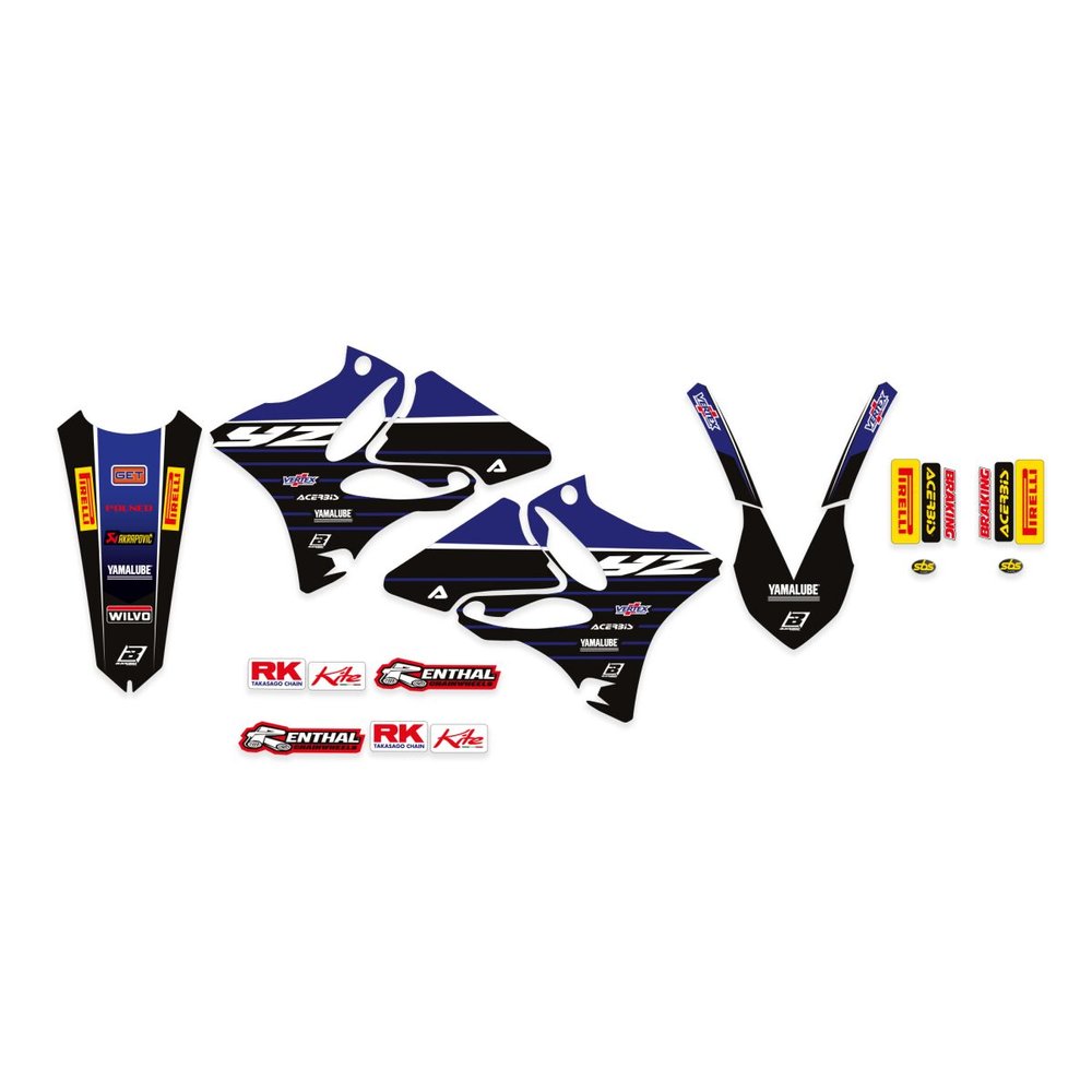 BLACKBIRD RACING Dekorsatz mit Sitzbankbezug Yamaha 21