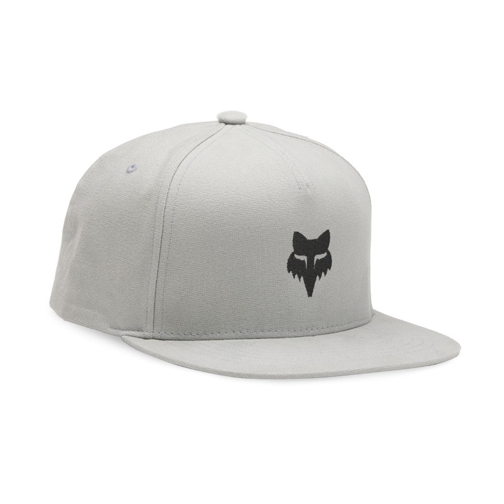 FOX FOX HEAD SNAPBACK HAT Kappe Steel Gray