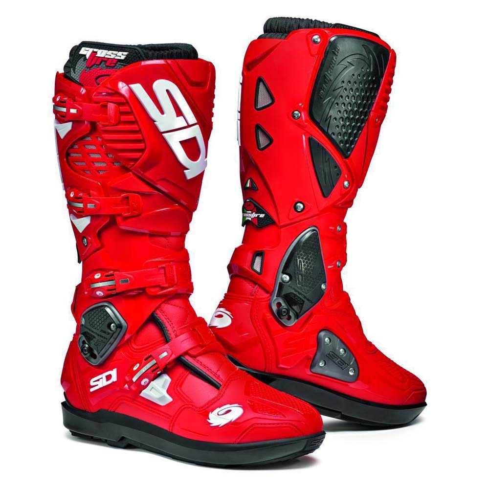 SIDI Crossfire 3 SRS Motocross Stiefel rot