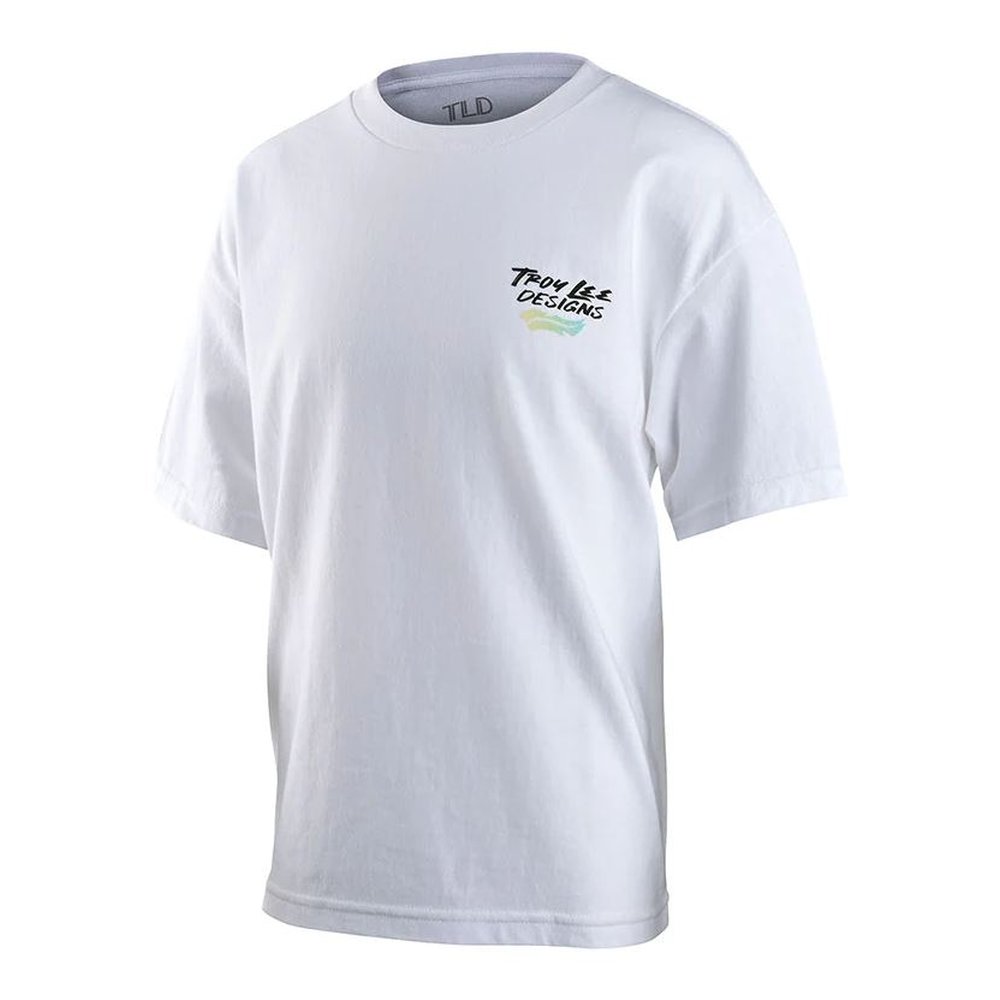 TROY LEE DESIGNS Feathers Kinder T-Shirt weiss TROY LEE DESIGNS Feathers Kinder T-Shirt weiss