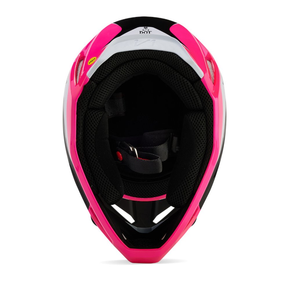 FOX V1 FLORA HELMET Motocross Helm Schwarz/Pink