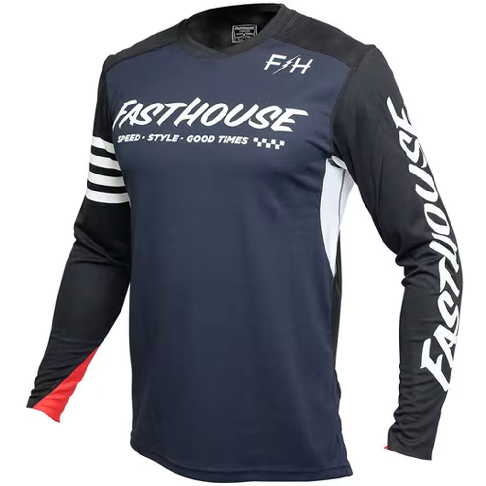 FASTHOUSE Raven MX MTB Jersey navy schwarz