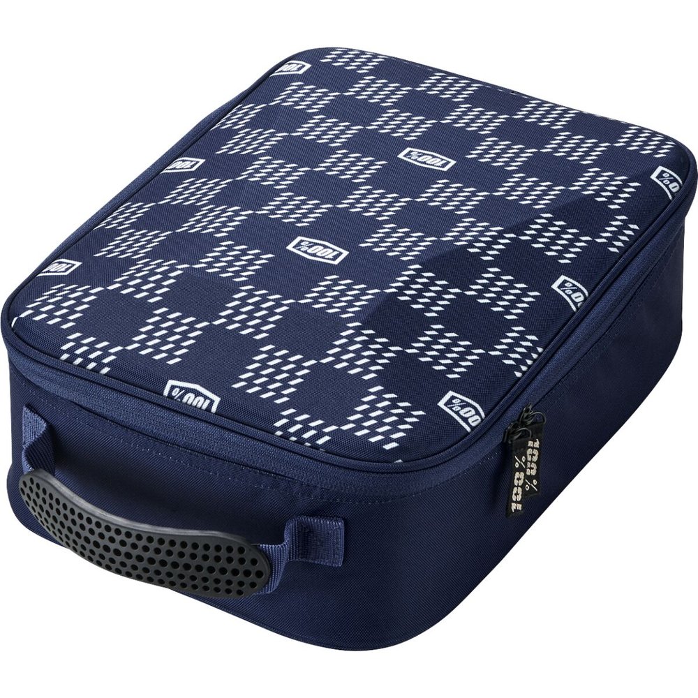 100% Louis Brillentasche navy grau 100% Louis Brillentasche navy grau