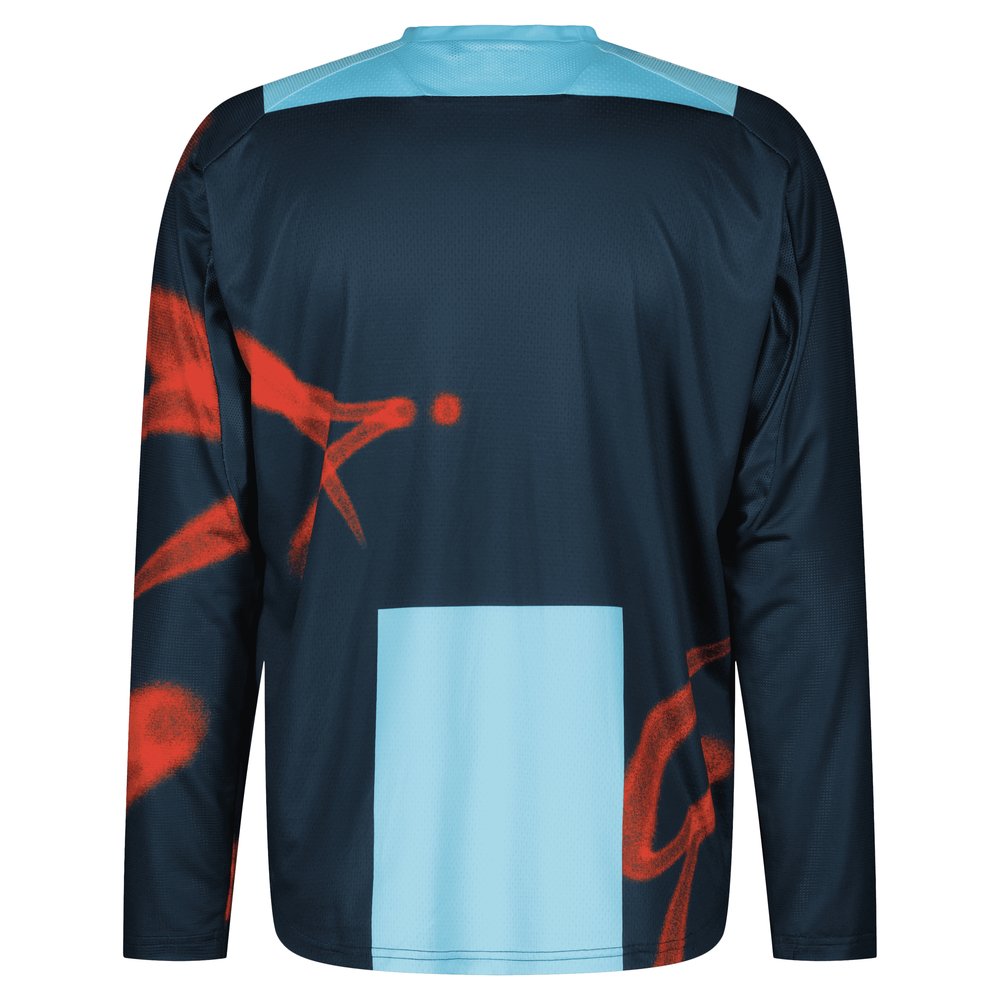 SCOTT Jersey Evo Dirt sail blau/fast rot SCOTT Jersey Evo Dirt sail blau/fast rot