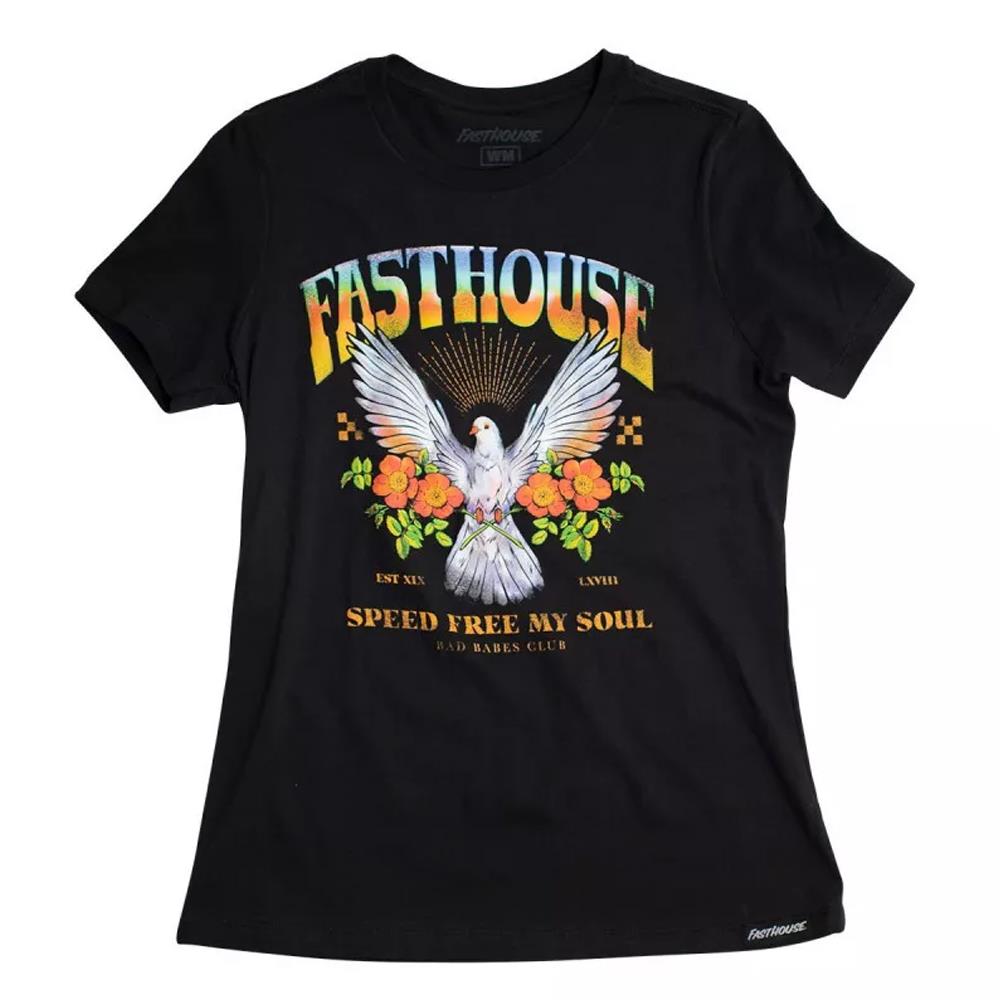 FASTHOUSE Dove Mineral Wash Frauen T-Shirt schwarz