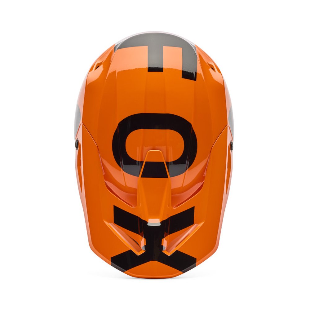 FOX YOUTH V1 SHIELD HELMET Motocross Helm für Kinder Neon Orange