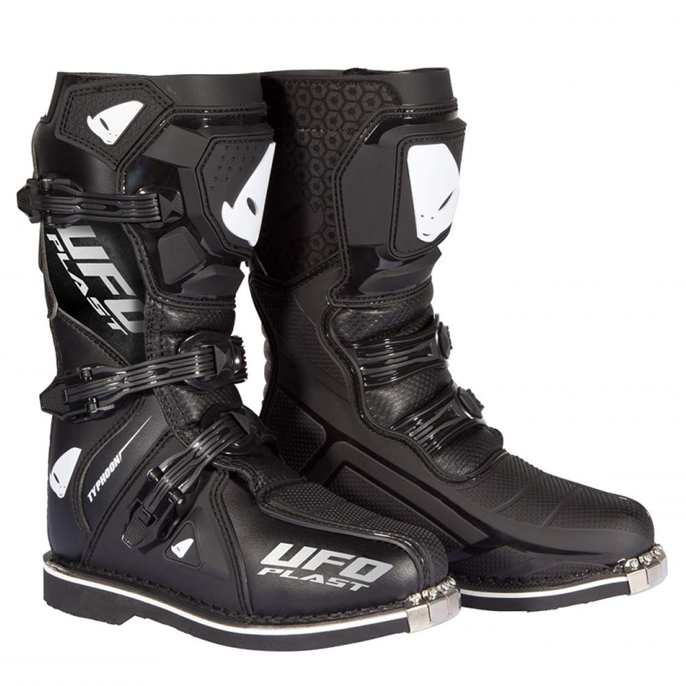 UFO Typhoon Kinder Motocross Stiefel schwarz