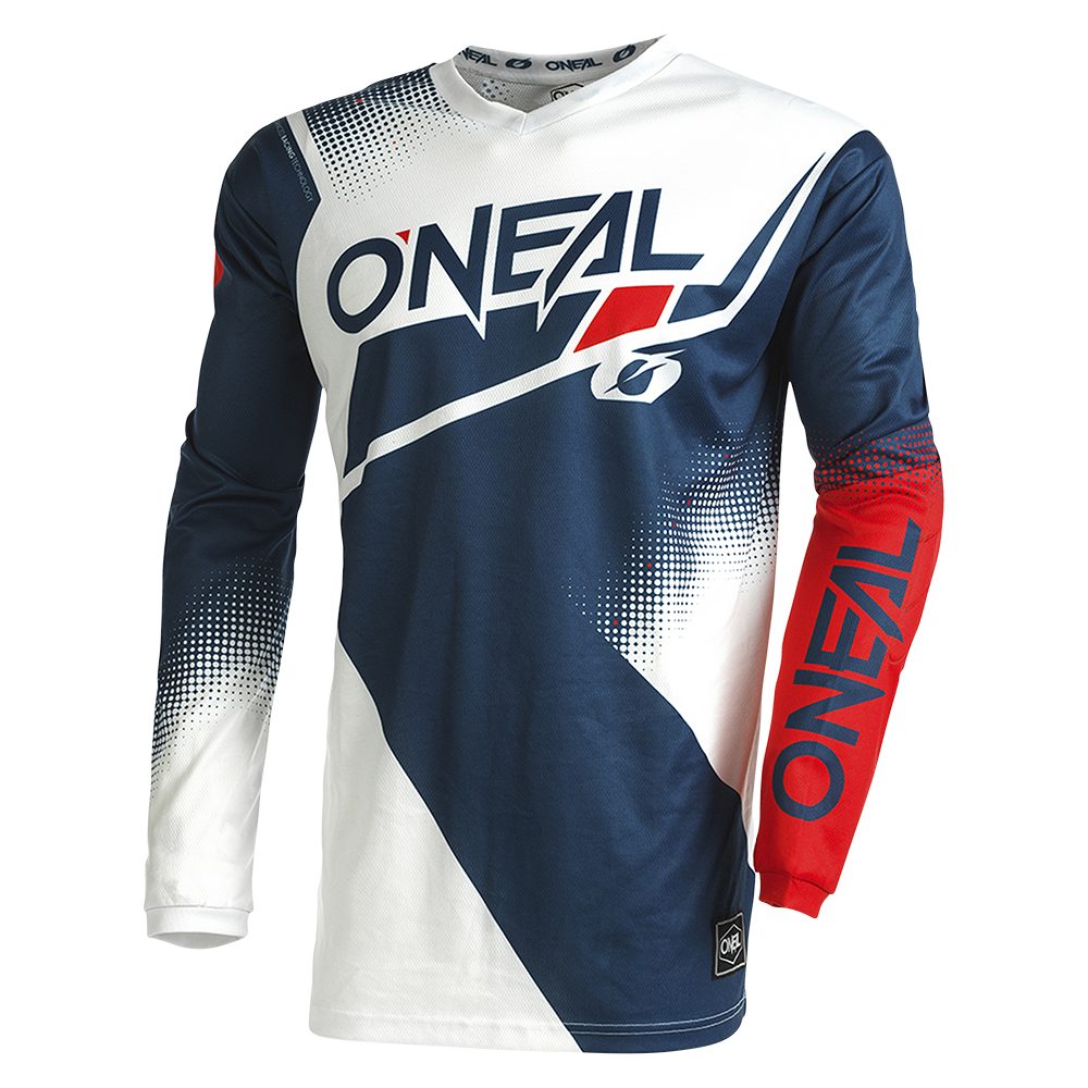 ONEAL Element Racewear V.22 MX Jersey blau weiss rot
