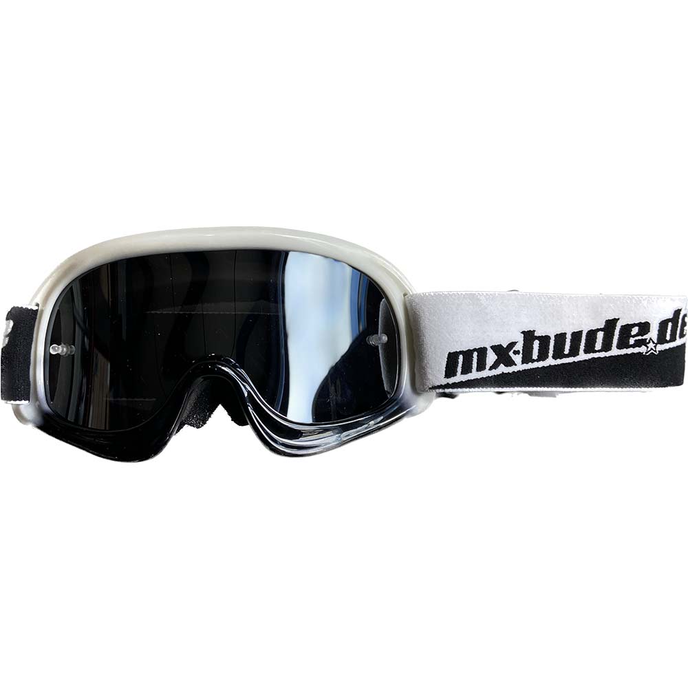MX-BUDE MX-4 Kinder Brille schwarz weiss MX-BUDE MX-4 Kinder Brille schwarz weiss